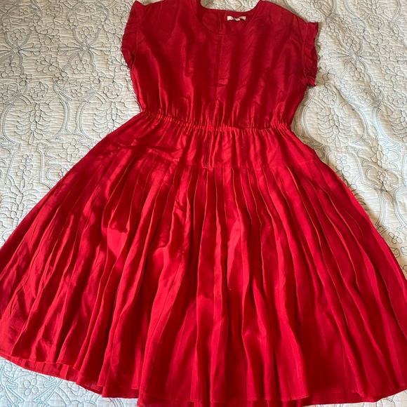 Madewell Silk Drop Pleat Dress - Picture 6 of 10